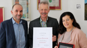 Wirtschaftsmedaille der WKO für Mister INKOBA Fritz Stockinger