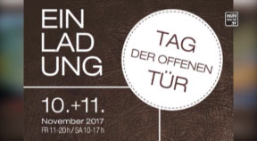 Ankündigung Tag der offenen Tür in der Lederfabrik am 11. u. 12.11.2017