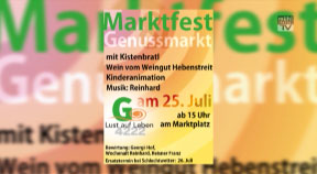 Ankündigung Marktfest in St. Georgen an der Gusen