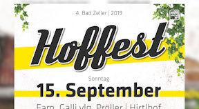 Ankündigung Hoffest in Bad Zell