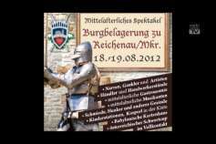 Ankündigung Mittelalterfest in Reichenau von 18.-19. August 2012