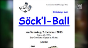 Ankündigung Söcklball in Gutau am 7.2.2015