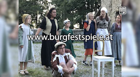Ankündigung Burgfestspiele Reichenau – Kinderstück + Erwachsenenstück