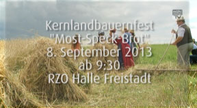 Ankündigung Kernlandbauernfest am 8. September in Freistadt