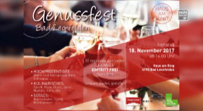Ankündigung Genussfest im Haus am Ring