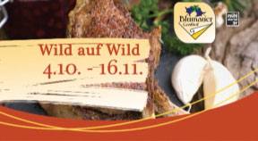 Ankündigung Wildwochen Gasthof Blaumer in Rainbach