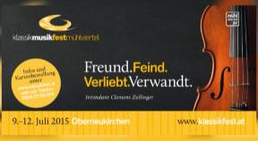 Ankündigung Klassikmusikfestival in Oberneukirchen