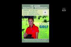 Ankündigung Golf-Turnier im Golfclub Sterngartl