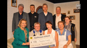 Spendenübergabe Theatergruppe Altenberg an Musikverein