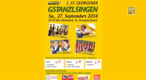 Ankündigung St. Georgener Gstanzlsingen