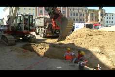 Umbauarbeiten am Freistädter Hauptplatz