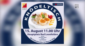 Ankündigung Knödeltisch in Bad Leonfelden