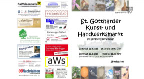 Ankündigung St. Gottharder Kunst-und Handwerksmarkt