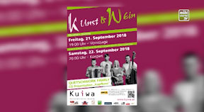 Ankündigung Kunst und Wein in Walding