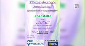 Ankündigung Tanzkränzchen der Lebenshilfe Freistadt