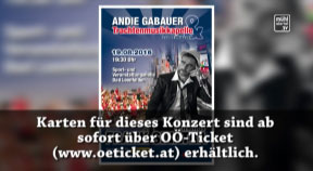 Ankündigung Frank Sinatra & friends am 19.8. in Bad Leonfelden – Andie Gabauer u. Trachtenmusikkapelle B.L.