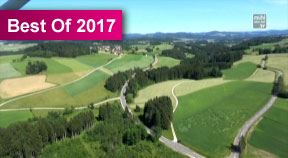 Overflight for overview in Hirschbach