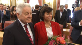 Angelobung von SPÖ-Landesrätin Birgit Gerstorfer