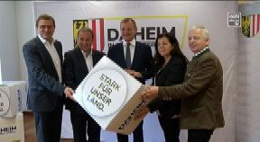„Daheim in OÖ“-Tour von Landeshauptmann Stelzer im Mühlviertel