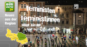 Provokante Lichtshow in Freistadt
