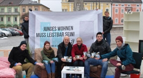 SJ-Kampagne „Junges Wohnen muss leistbar sein!“