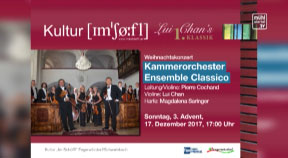 Ankündigung Weihnachtskonzert Ensemble Classico im Schöffl am 17.12.2017 um 17:00