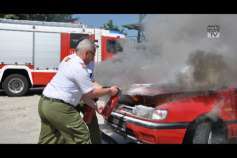 Bei einem Fahrzeugbrand entscheiden oft wenige Sekunden