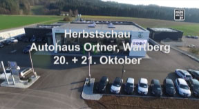 Ankündigung Autohaus Ortner – Herbstautoschau am 21.-22.10.2017