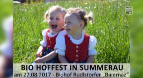 Ankündigung Hoffest beim Baiernaz in Summerau am 27.8.2017