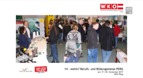 Ankündigung Berufsinfomesse in der WKO Perg