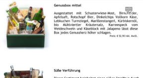 Das ideale Geschenk aus der Region: Genussbox MÜHLVIERTEL