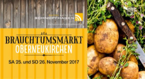 Ankündigung Brauchtumsmarkt in Oberneukirchen