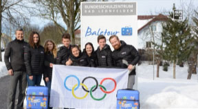 Schüler der Tourismusschule Bad Leonfelden bei Olympia
