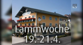 Ankündigung Lammwochen beim GH Blumauer in Rainbach