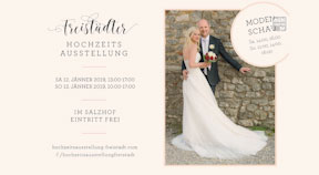 Ankündigung Hochzeitsausstellung