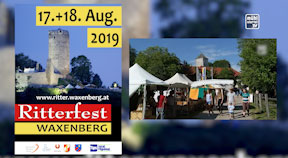 Ankündigung Ritterfest in Waxenberg